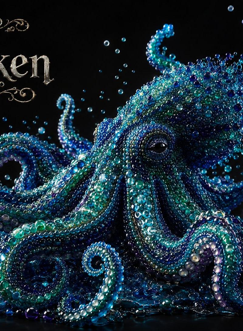 Pearlescent Glass Sculpture