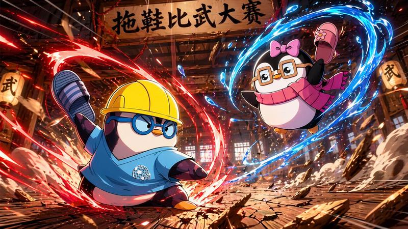 企鹅武道馆对决