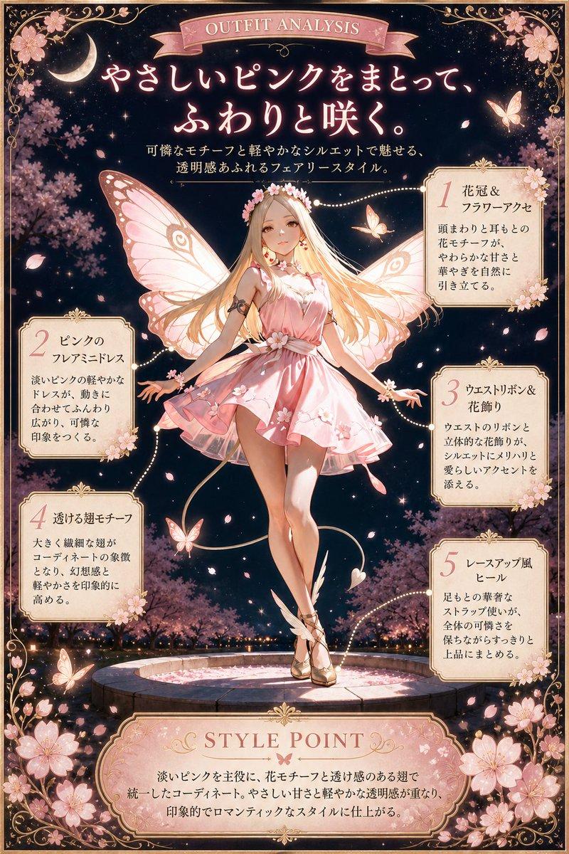 粉色仙女装束解析海报