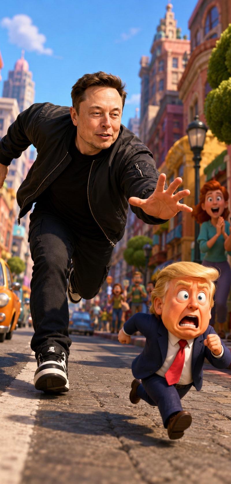 皮克斯风格 CGI 角色冲刺