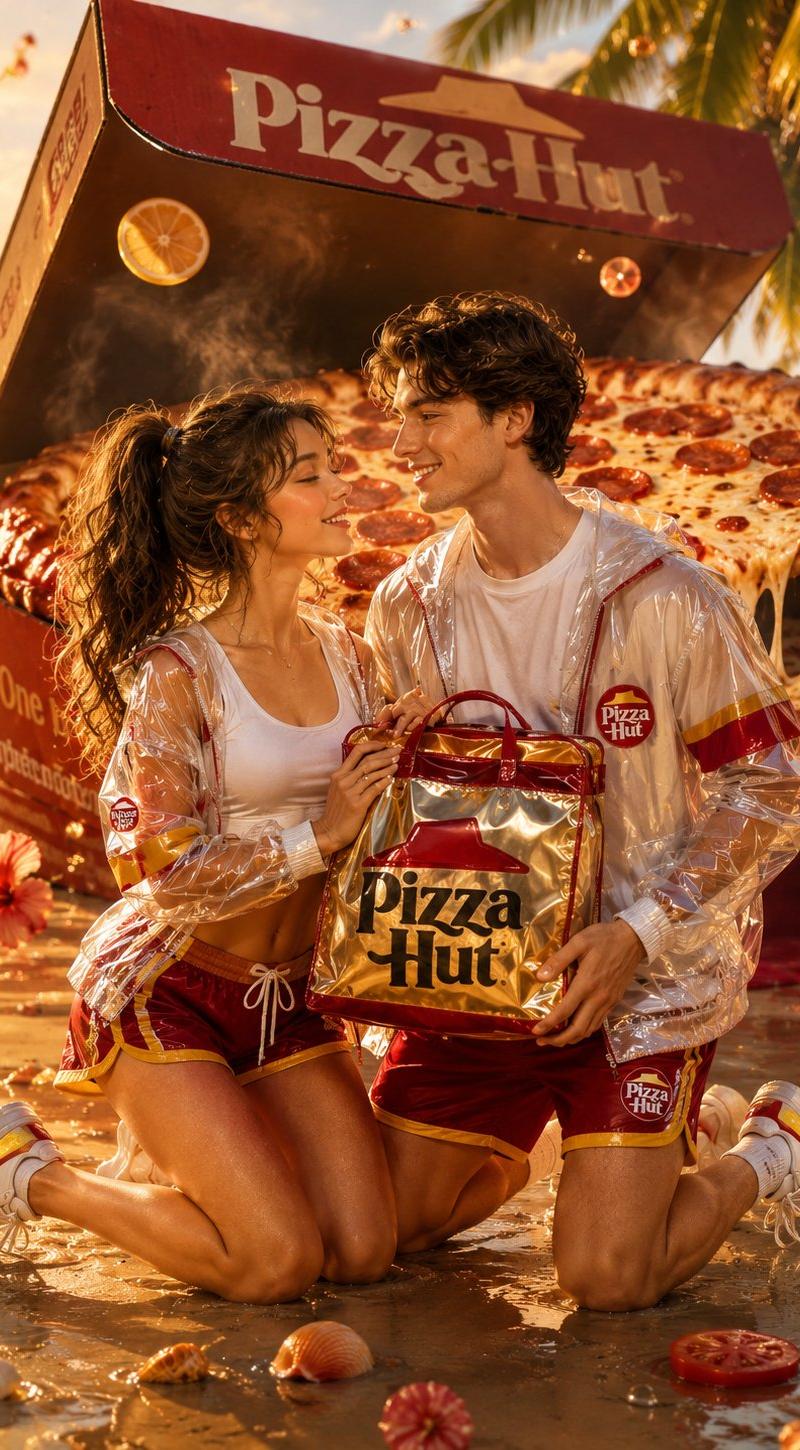 Pizza Hut 高级时尚海滩广告大片