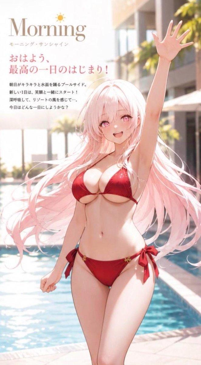 泳池畔泳装故事写真集