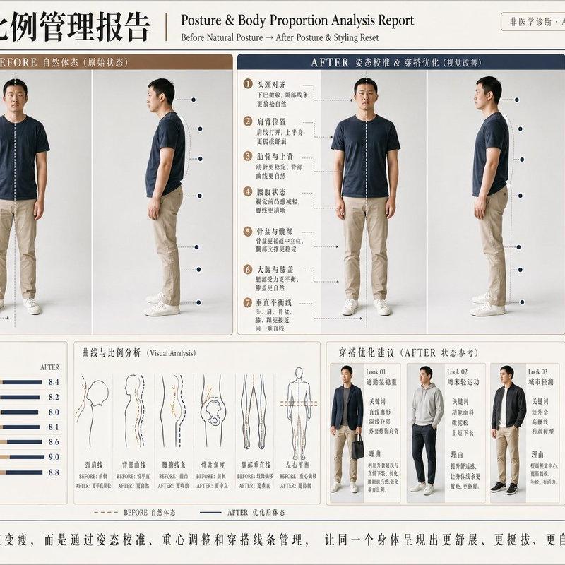 体态分析报告信息图