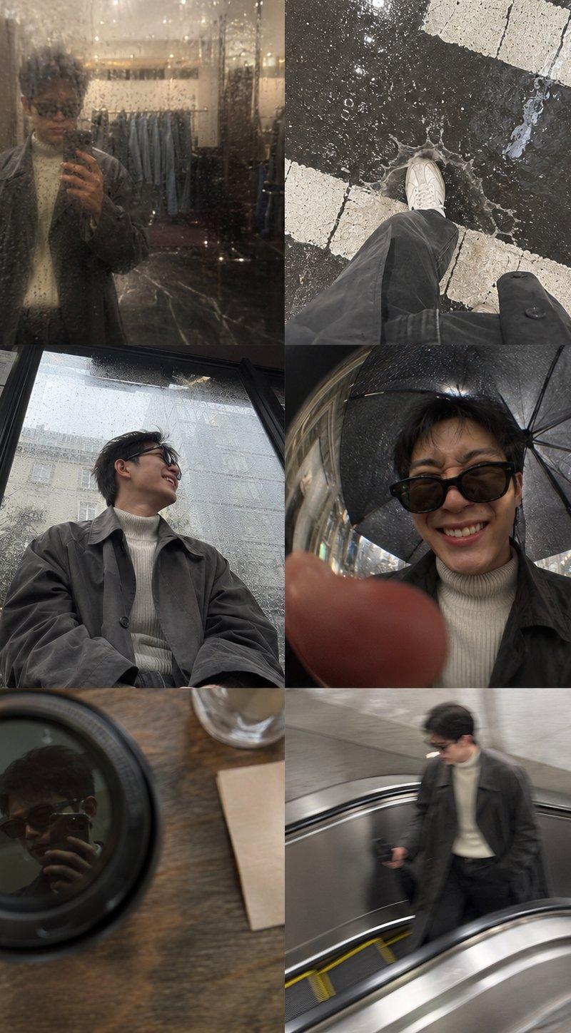 雨后午后的照片拼贴