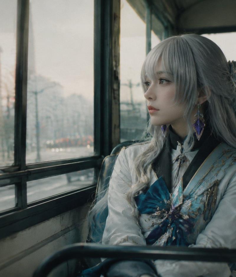 雨中巴士真人 Cosplay 电影剧照