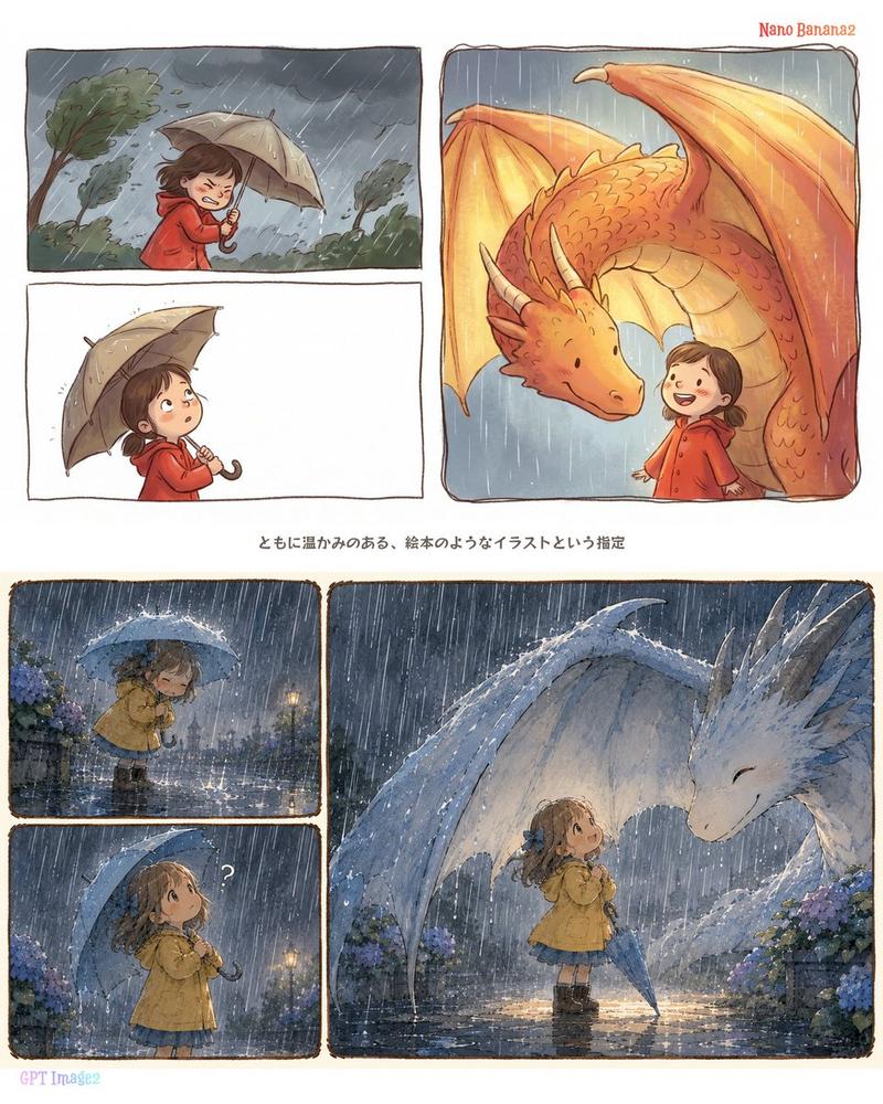 Rainy Dragon 对比图表