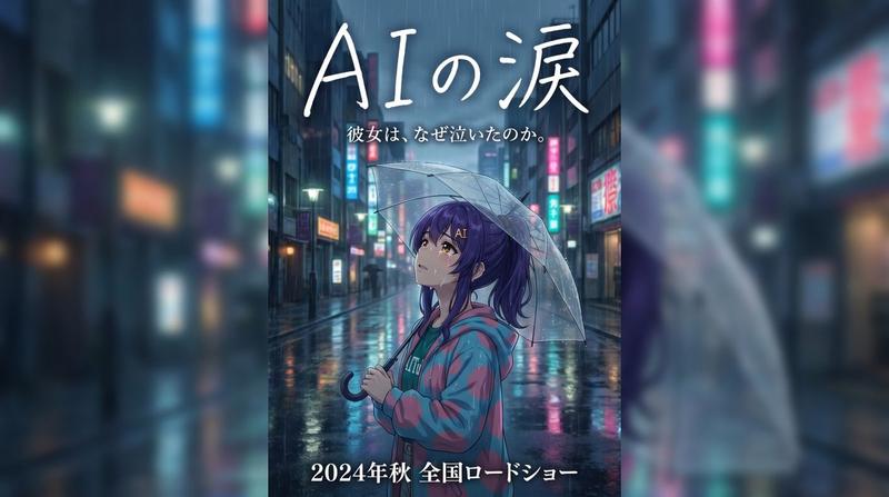 雨中日本电影横幅