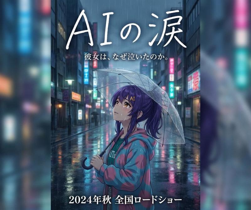 雨中日本电影横幅