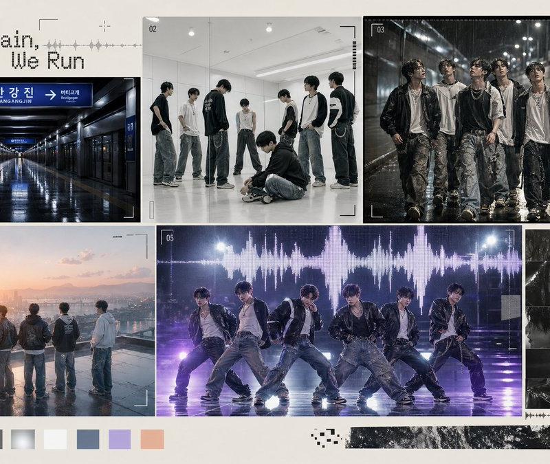 雨中 K-Pop 男团项目