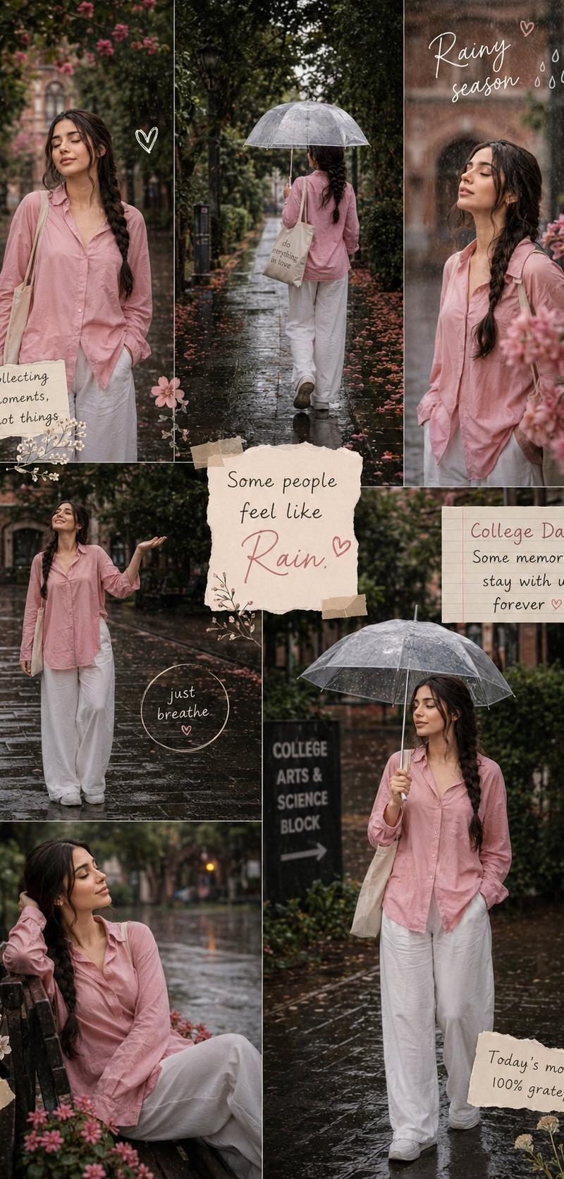 雨季 Pinterest 风格项目