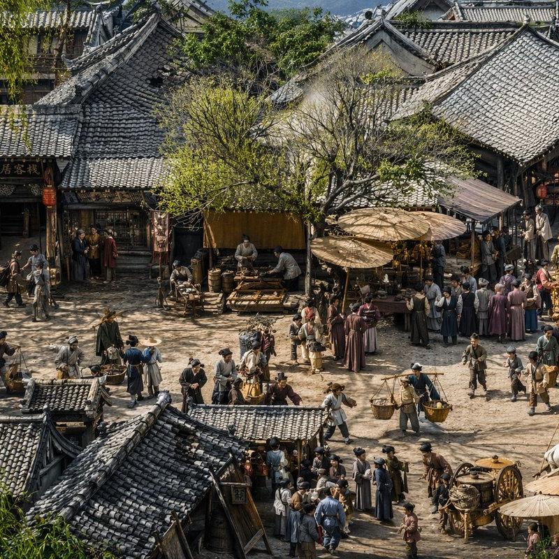 写实的中国古代街景