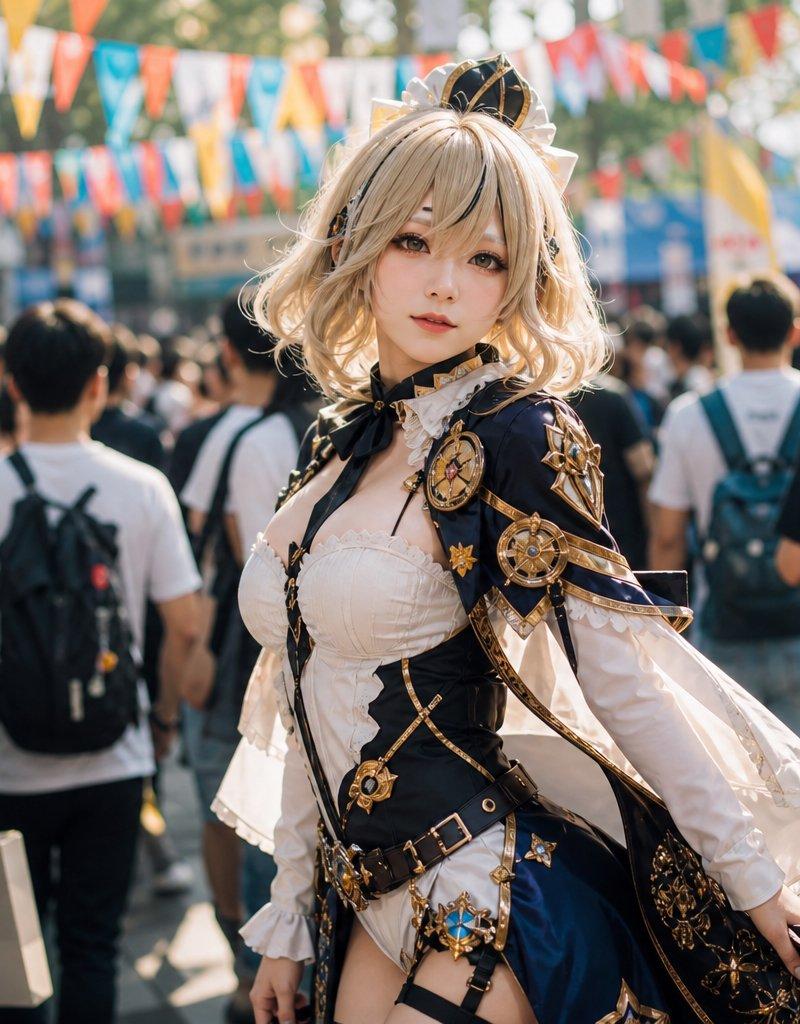 节日庆典中的写实风奇幻 Cosplayer