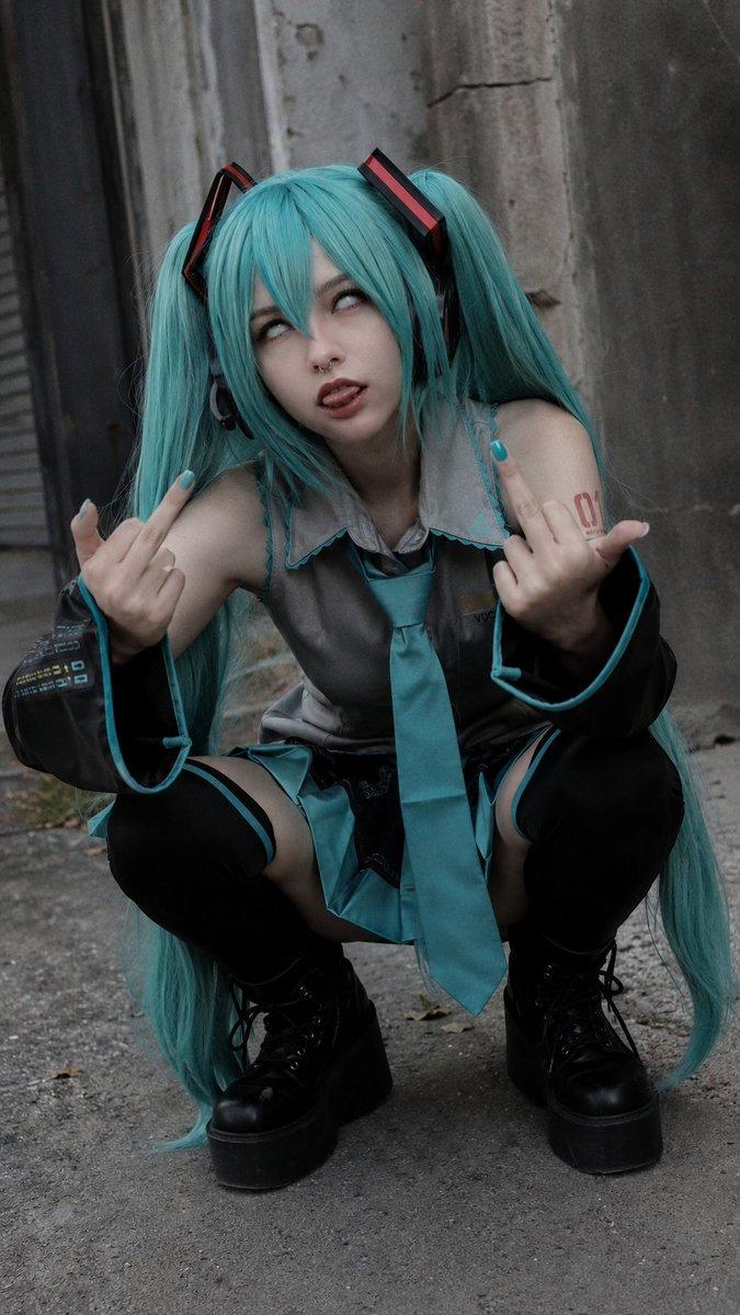 写实风格初音未来自拍
