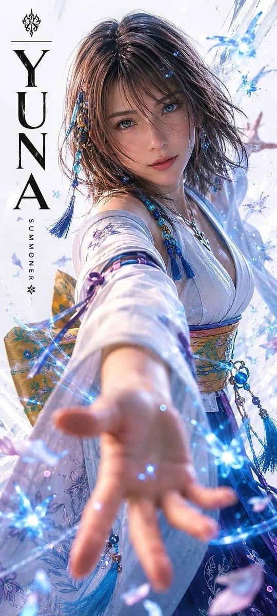 写实真人版 Rikku 肖像