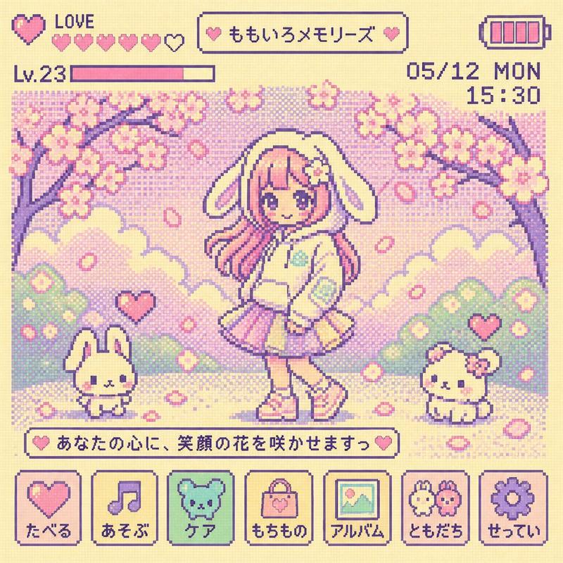 Y2K Tamagotchi LCD 滤镜