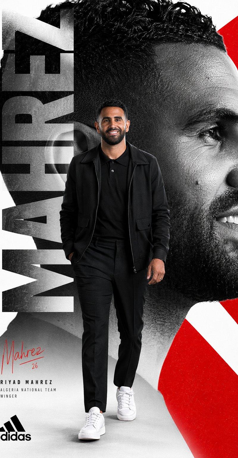 Riyad Mahrez 体育海报编辑设计