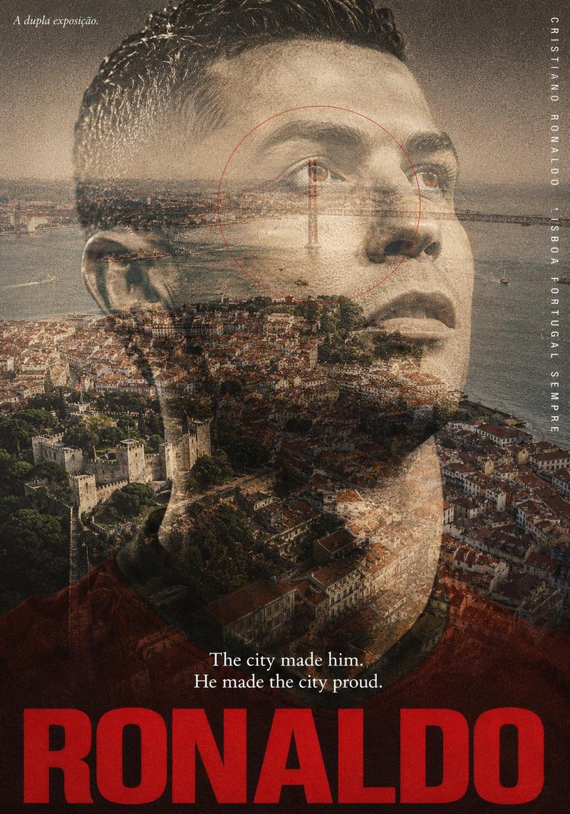 Cristiano Ronaldo 里斯本双重曝光海报