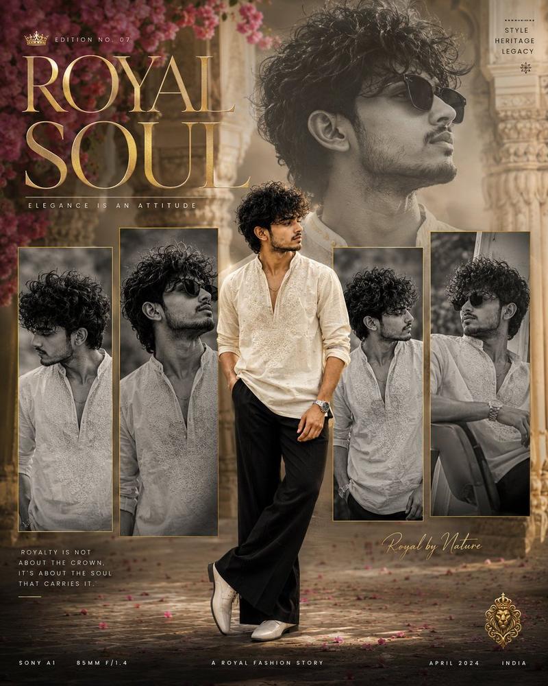 Royal Soul 男士时尚海报