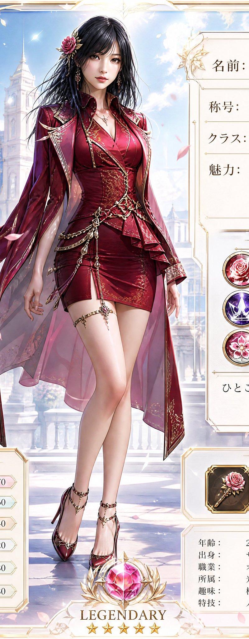 RPG 角色状态卡