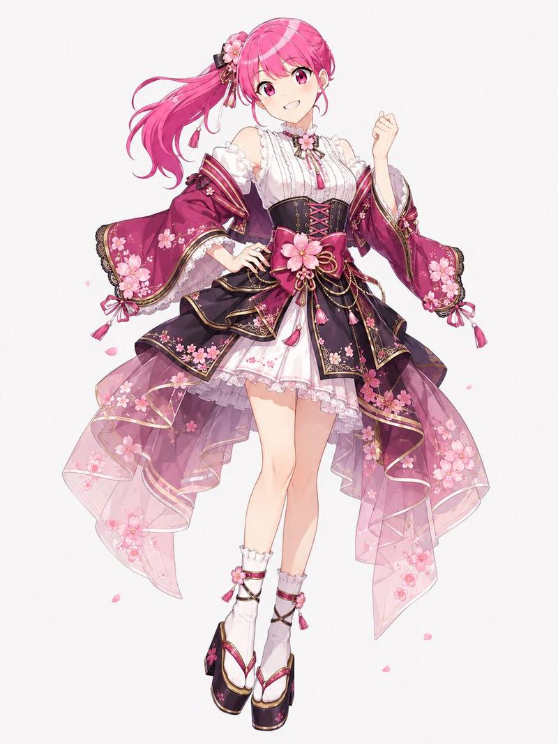 和风现代樱花偶像服