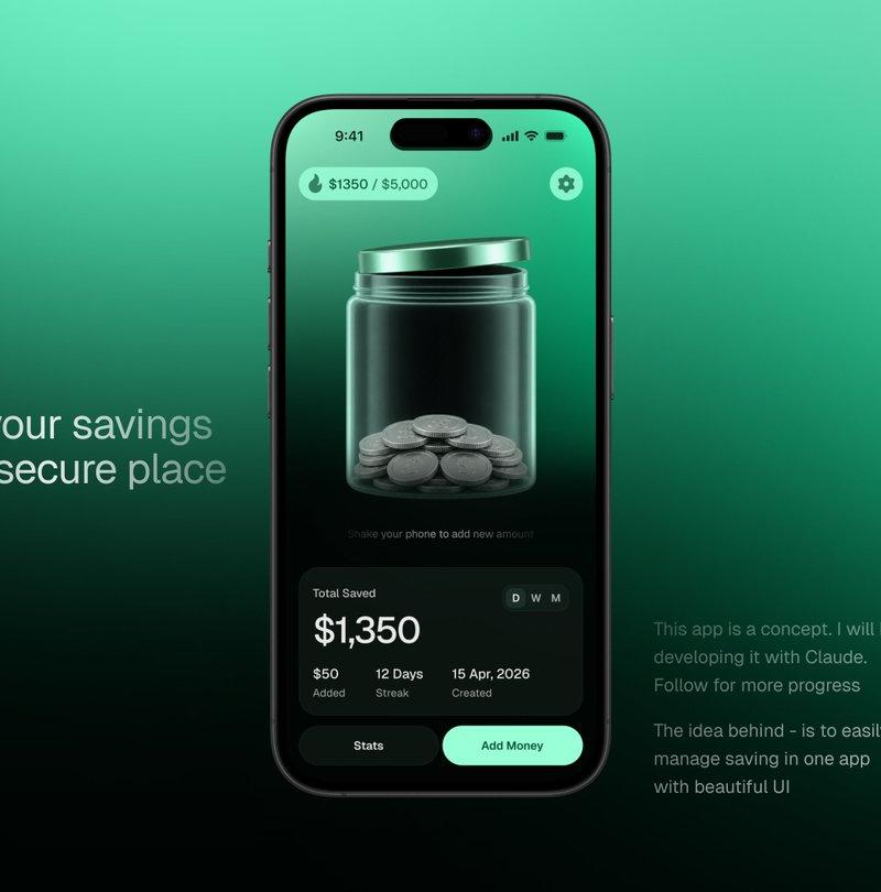 3D 储蓄应用 Jar UI 模型