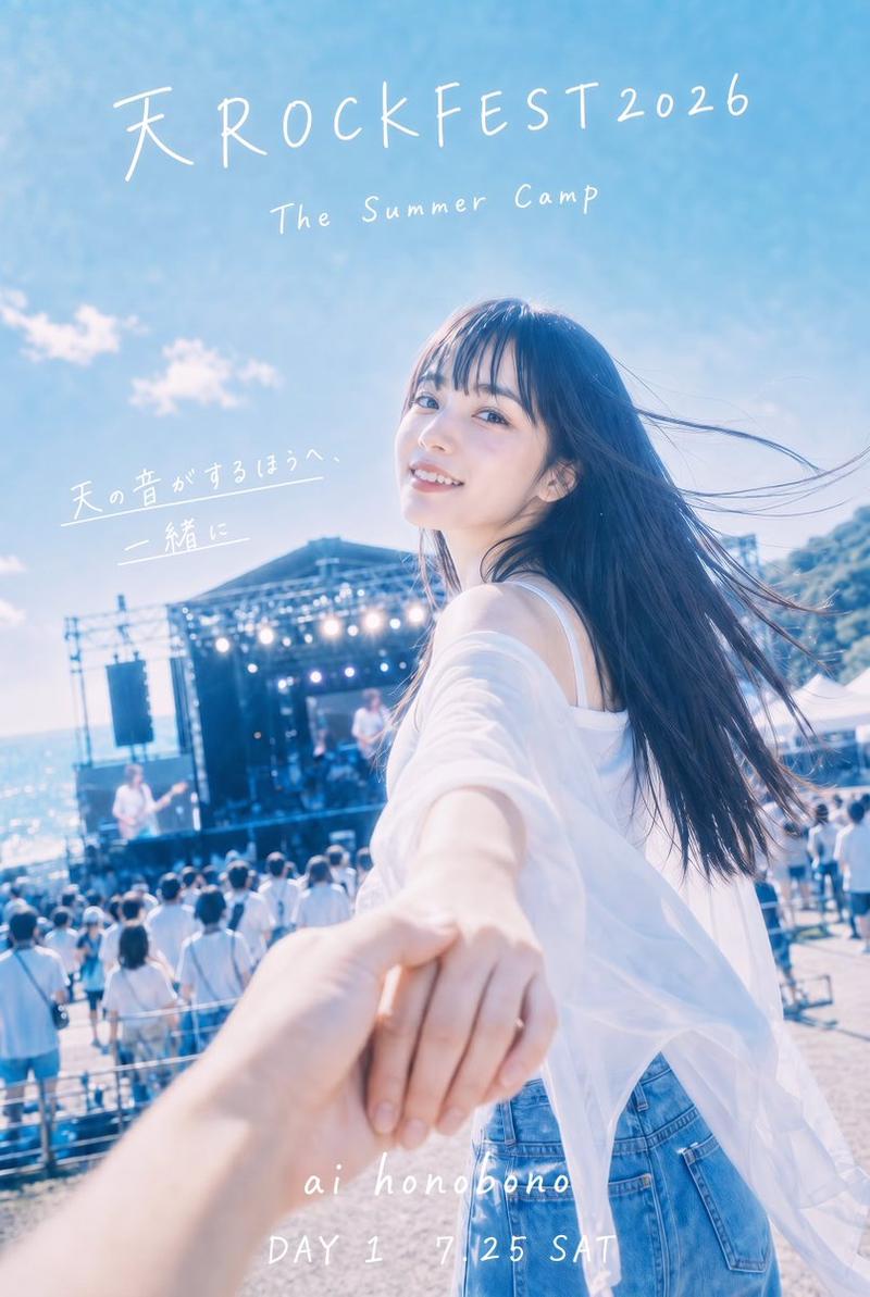 海滨摇滚音乐节海报