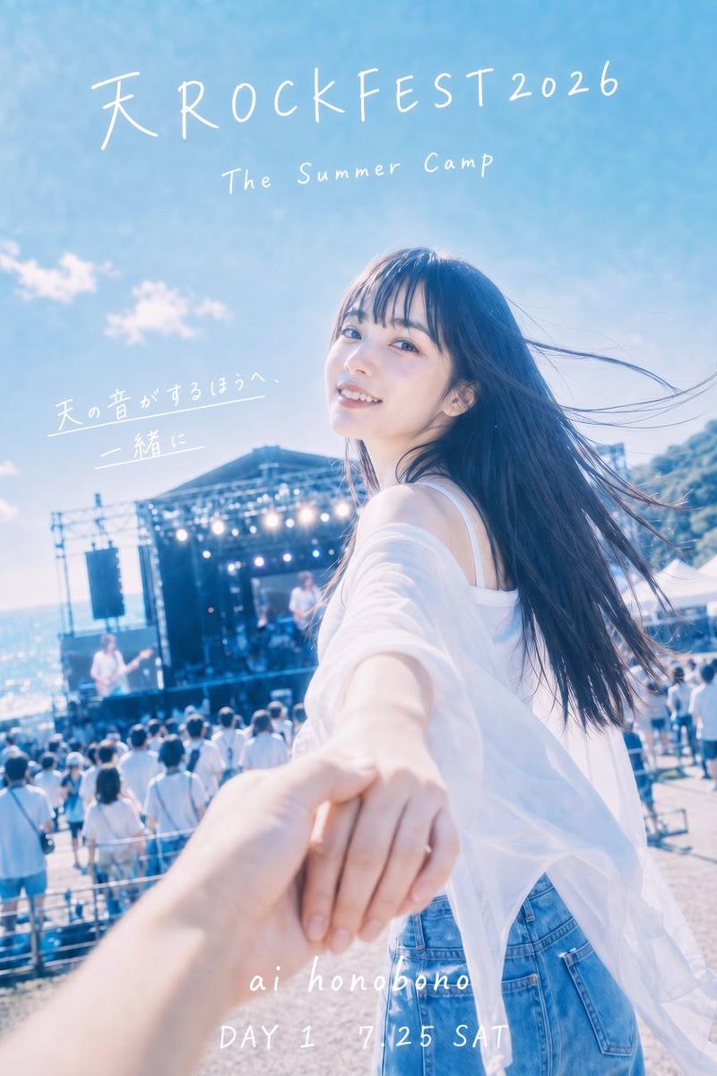 海滨摇滚音乐节海报