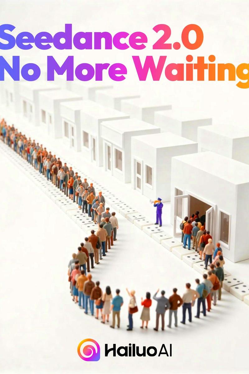 Seedance 2.0 Waiting Line Poster
