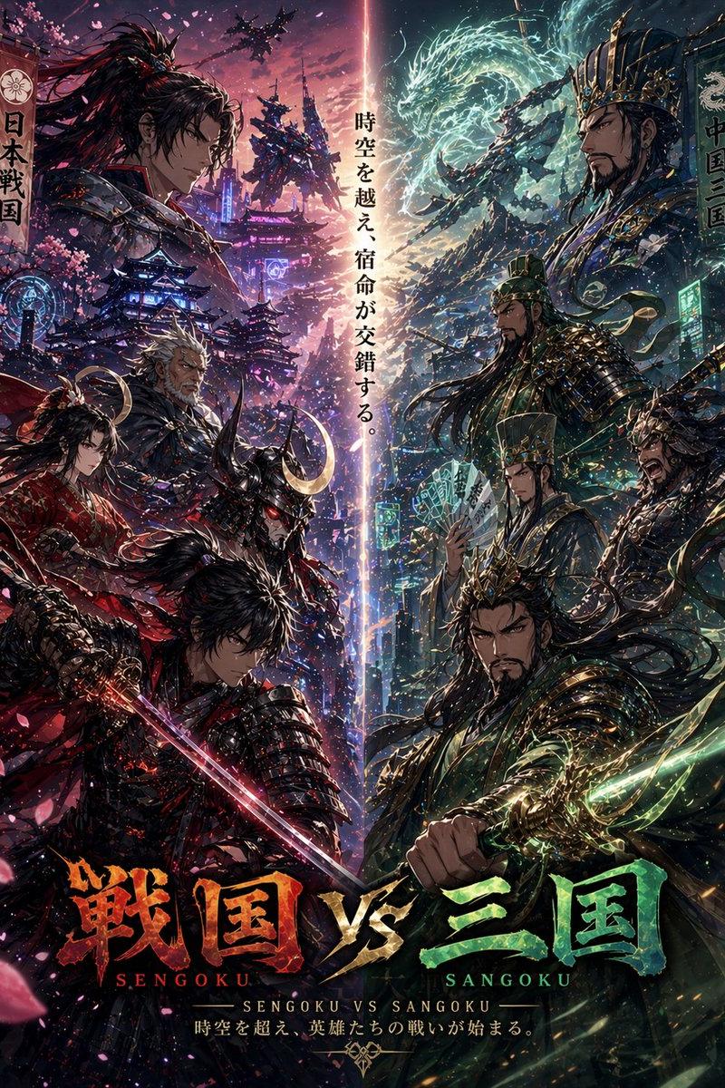 战国 vs 三国跨界海报