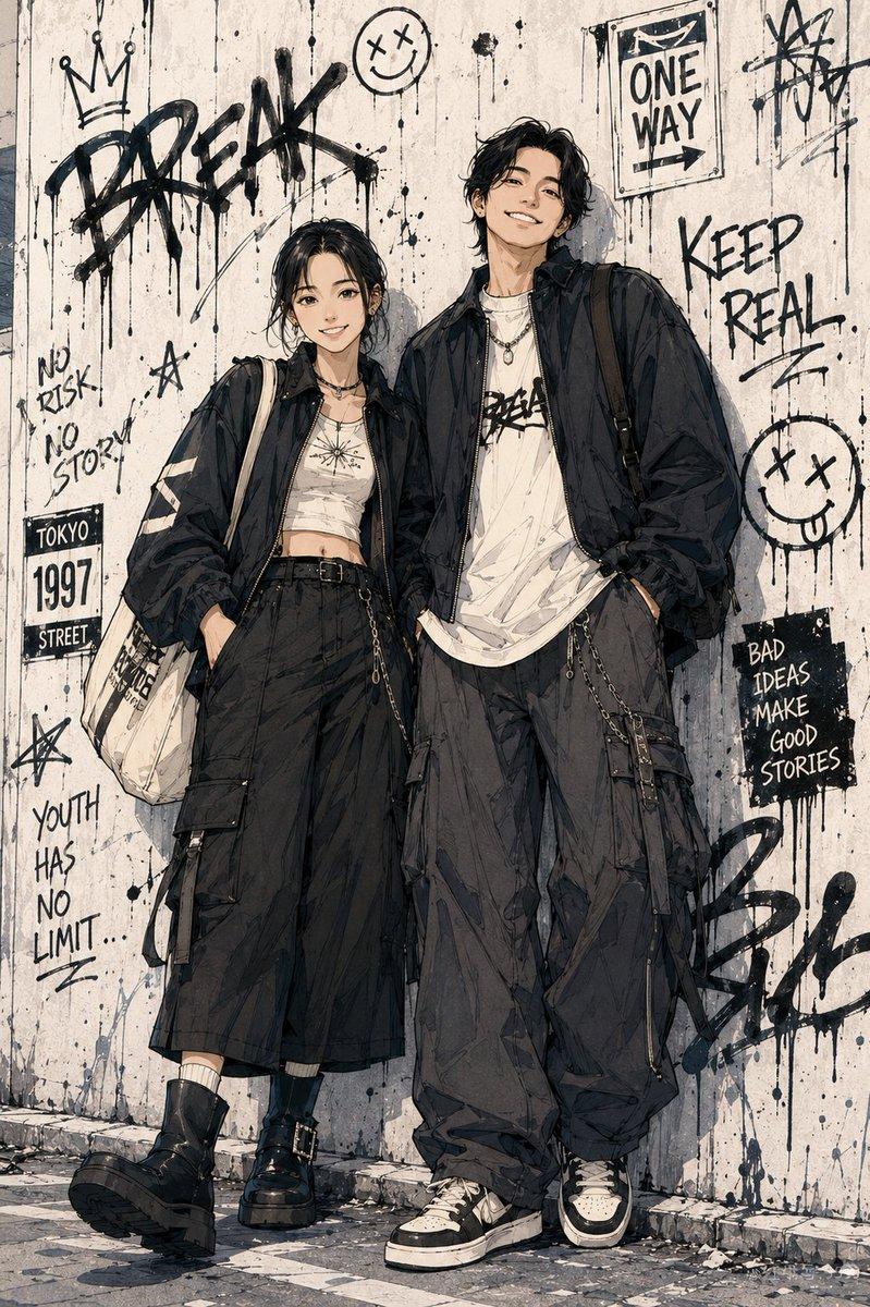都市少年漫画风格肖像