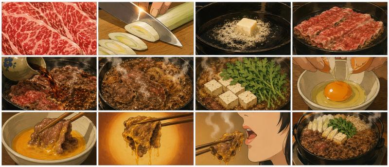 昭和动画风格寿喜烧项目