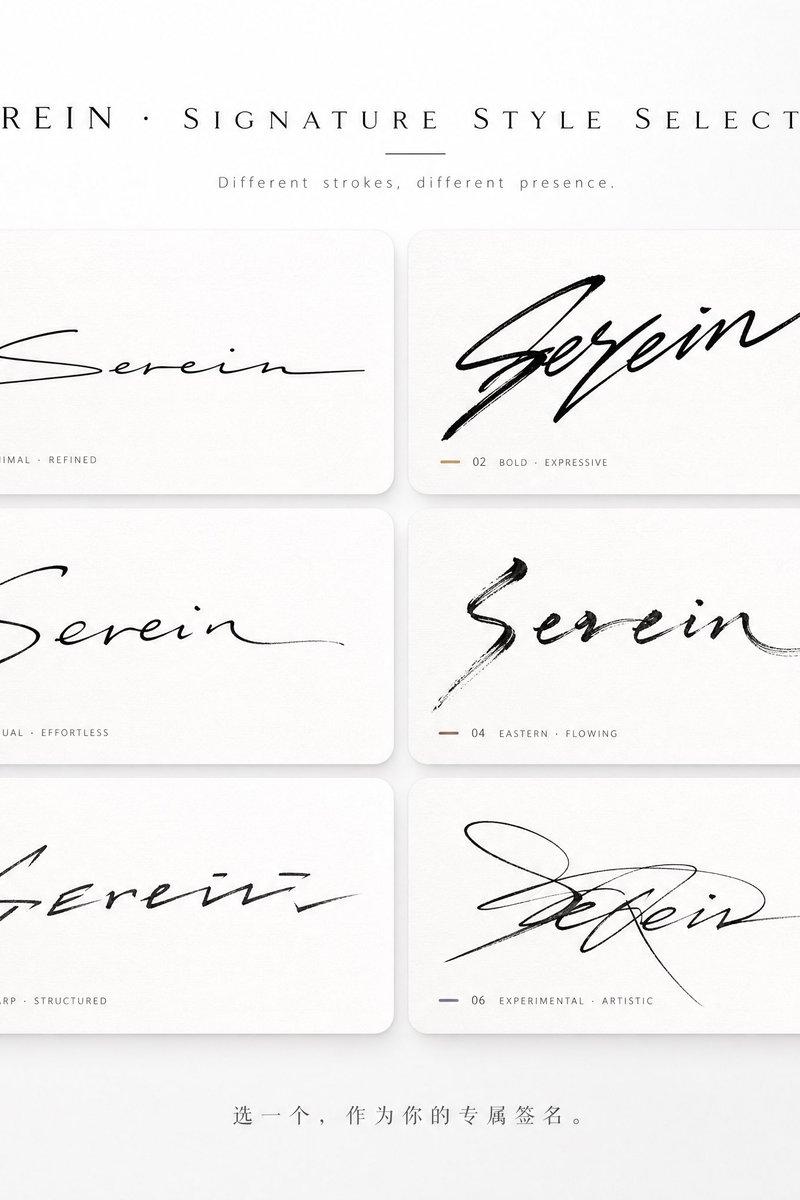 Signature Style Selection Sheet
