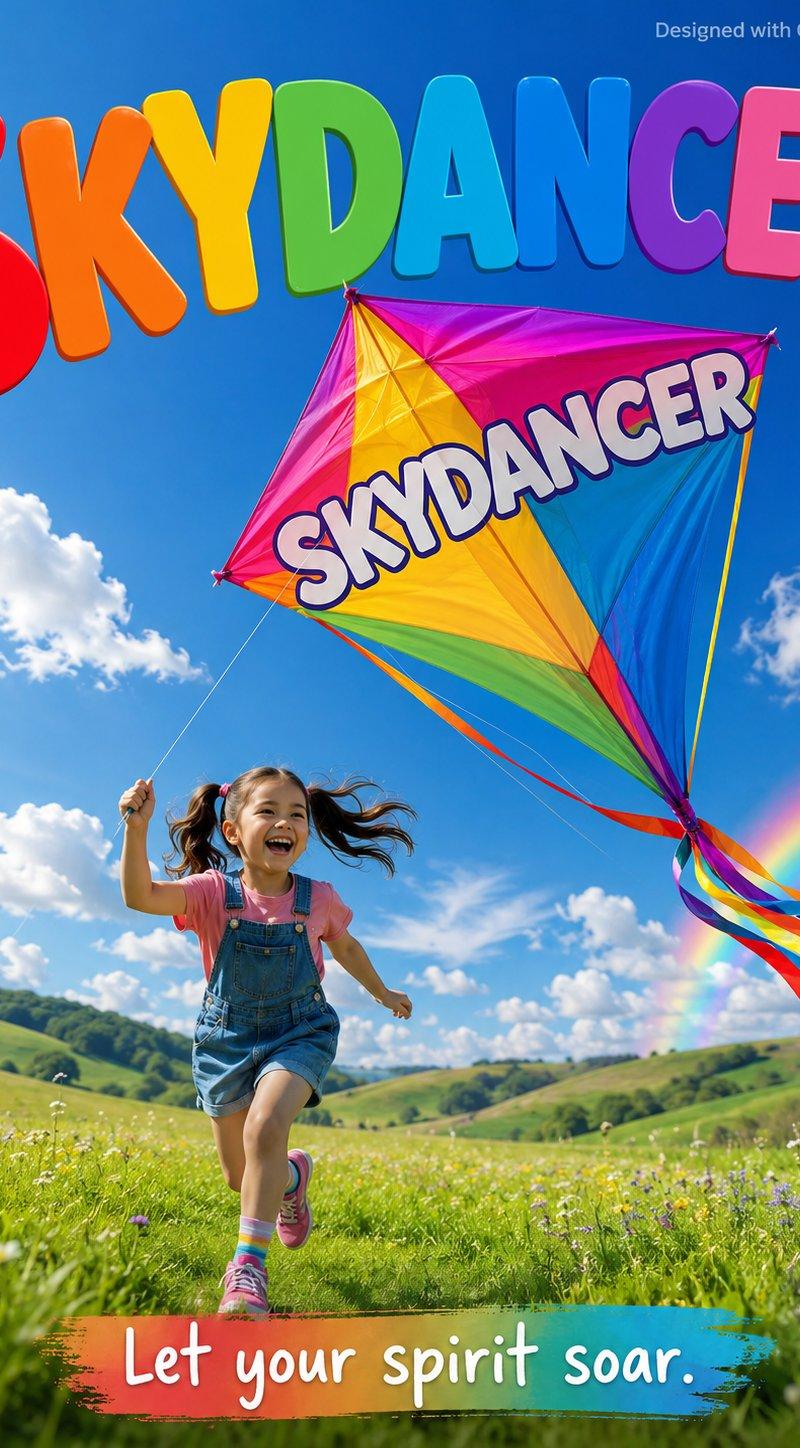 Skydancer 风筝广告海报