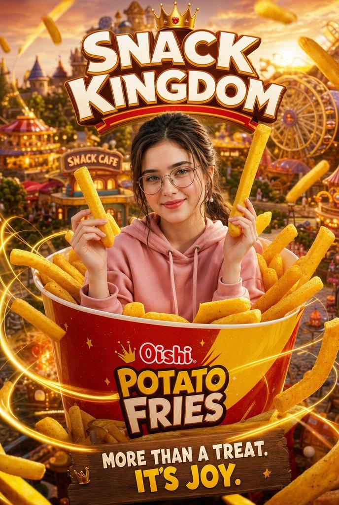 Snack Kingdom 薯条广告