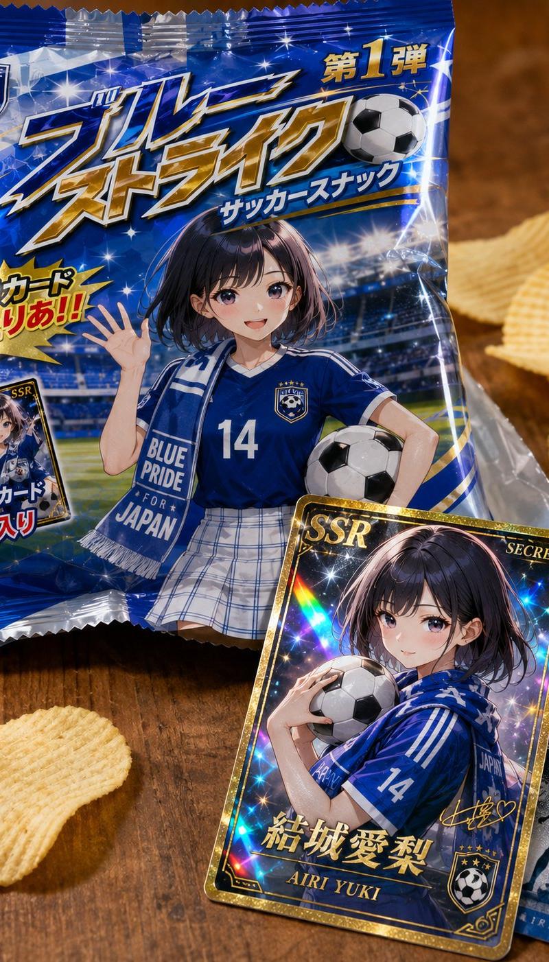 虚构足球零食集换式卡片产品摄影