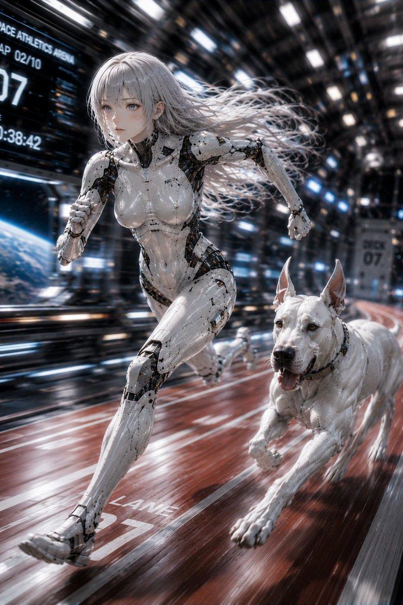 太空仿生人女性
