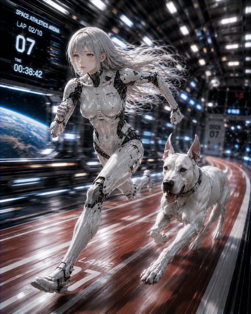 太空仿生人女性