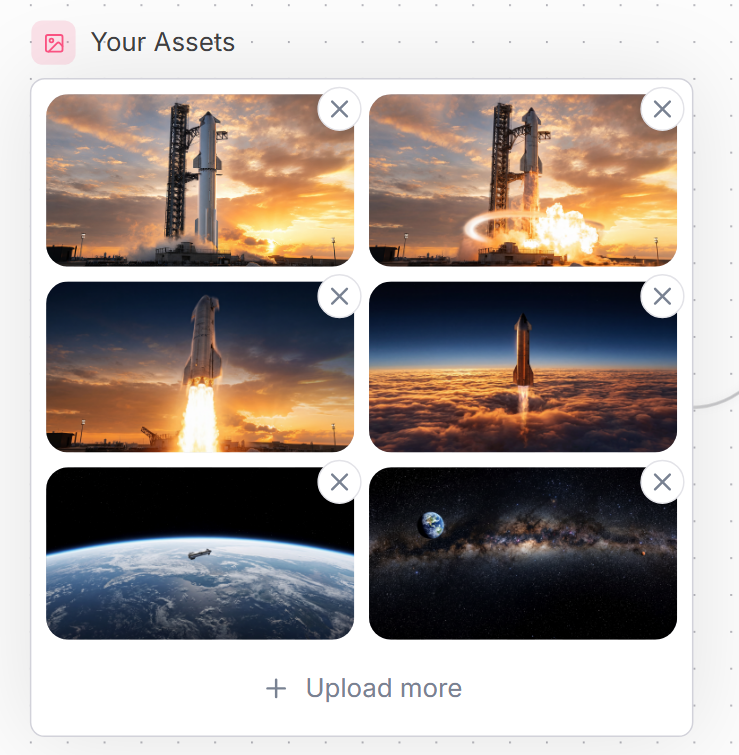 空间资产库 UI