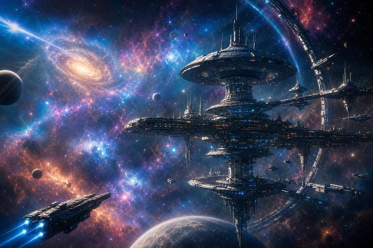 宏伟太空星云站