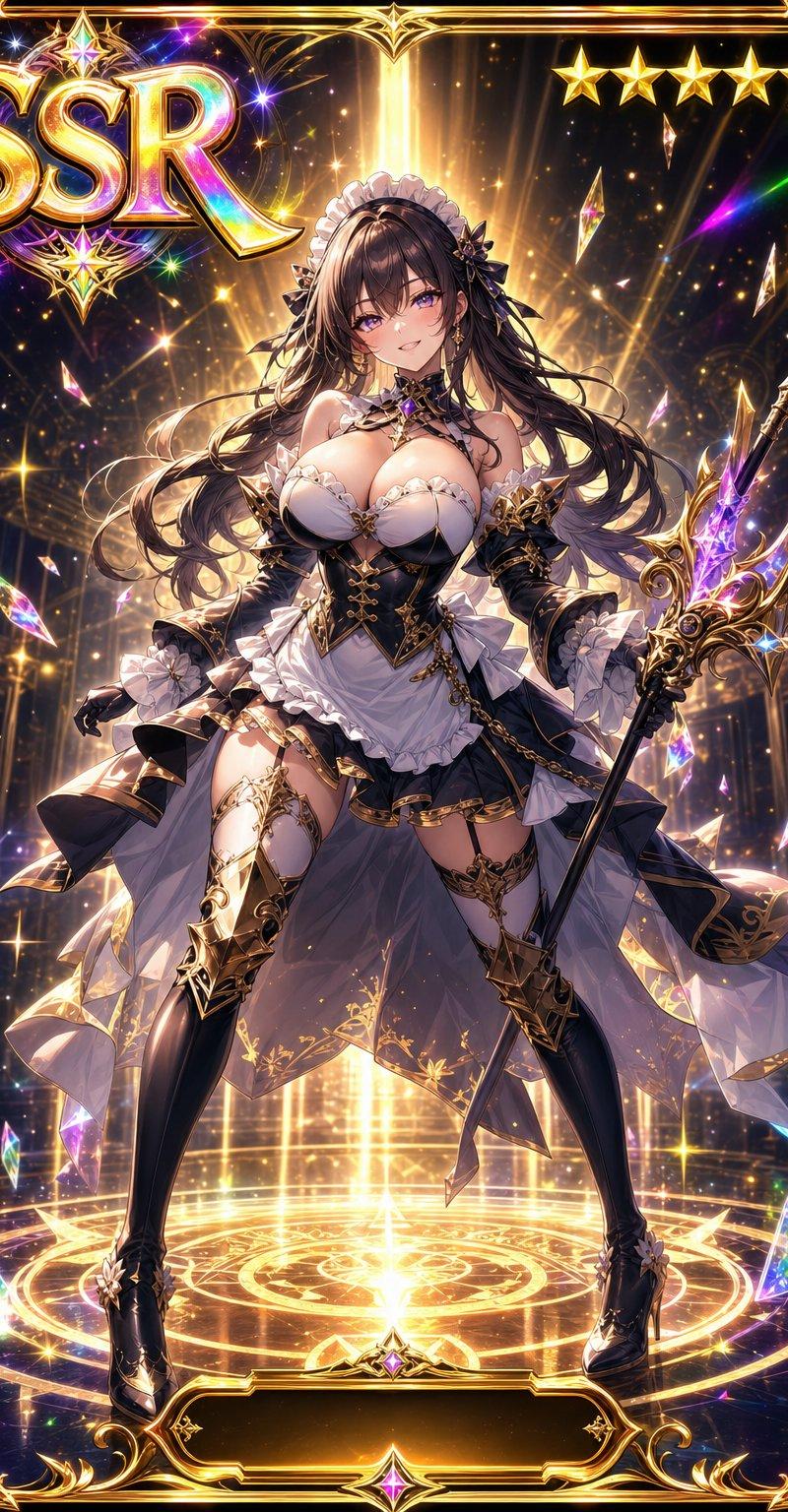 SSR 奇幻抽卡角色卡牌