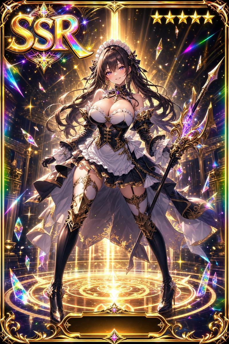 SSR 奇幻抽卡角色卡牌