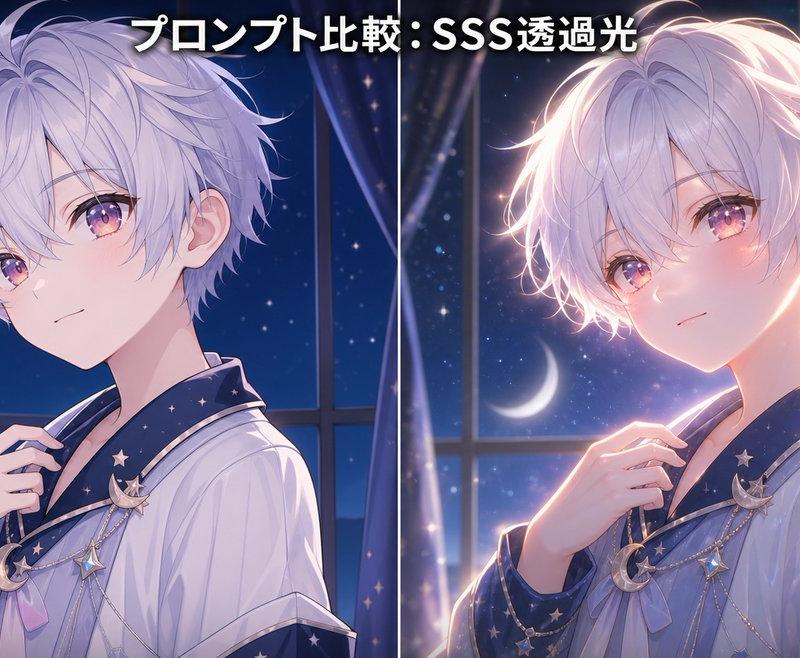 SSS 透光效果对比