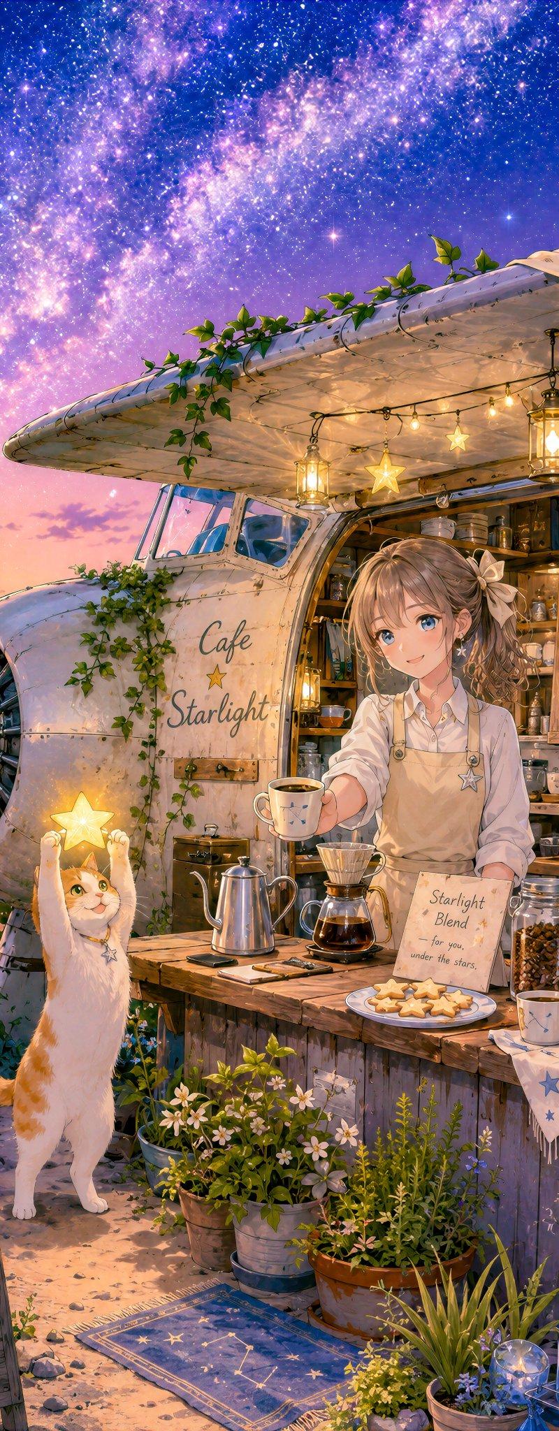 星光沙漠飞机咖啡馆