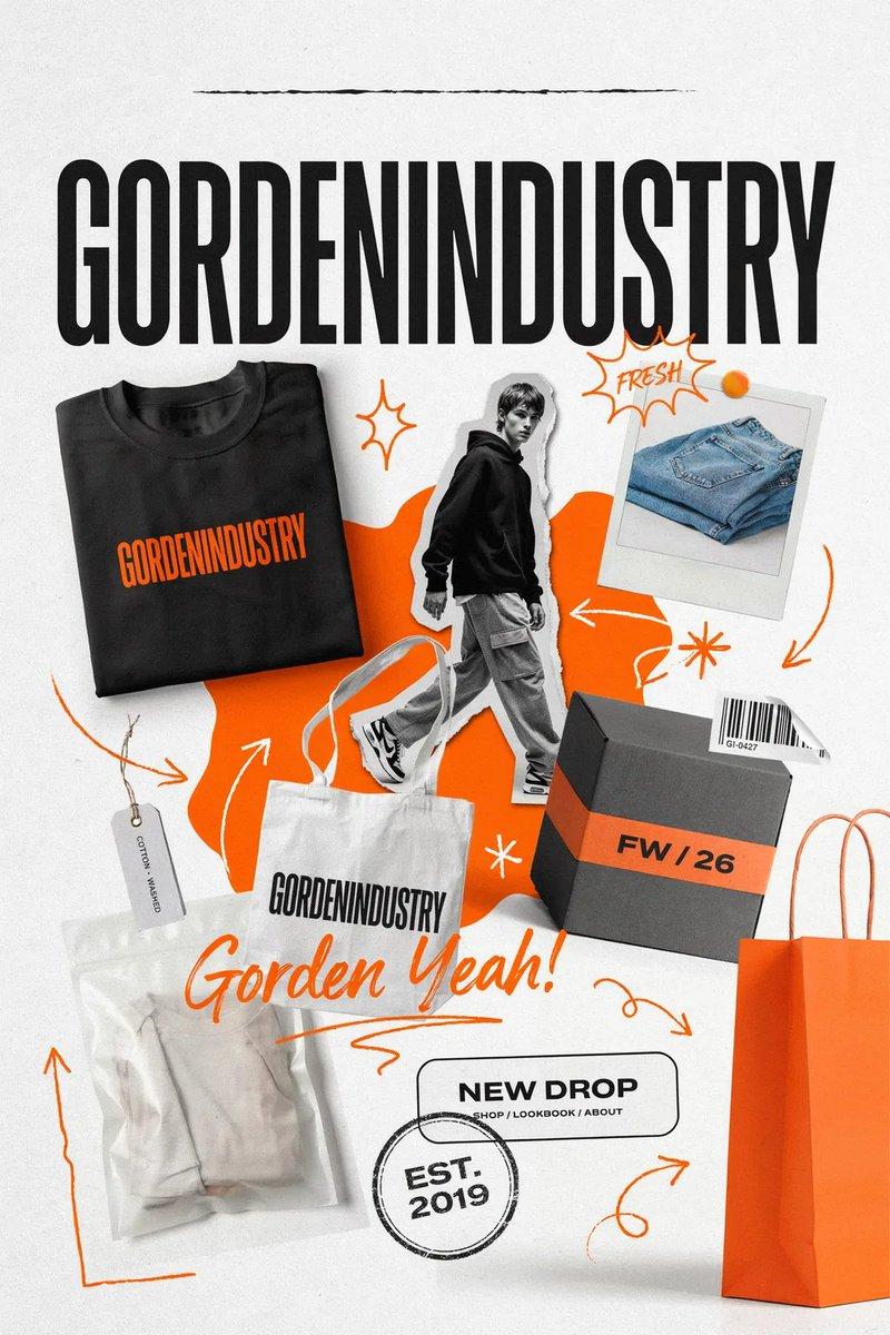 街头潮牌新品发布拼贴海报