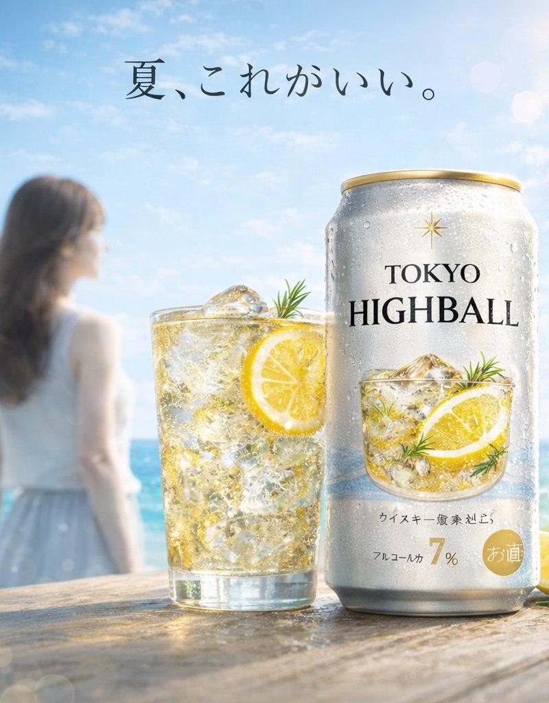 夏季海滩饮品商业摄影