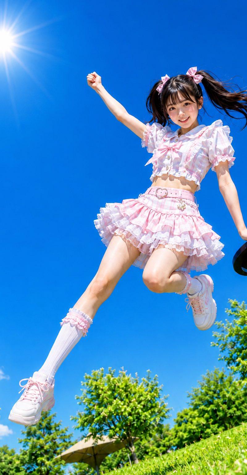 夏日天空日本偶像肖像