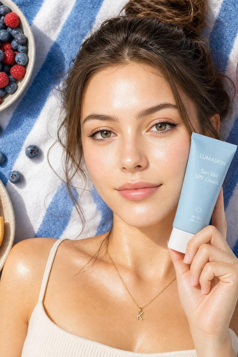 Summery Skincare Beauty Advertisement