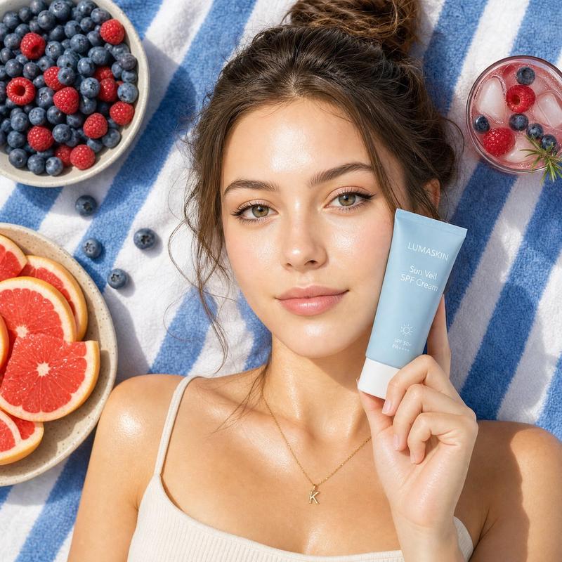 Summery Skincare Beauty Advertisement