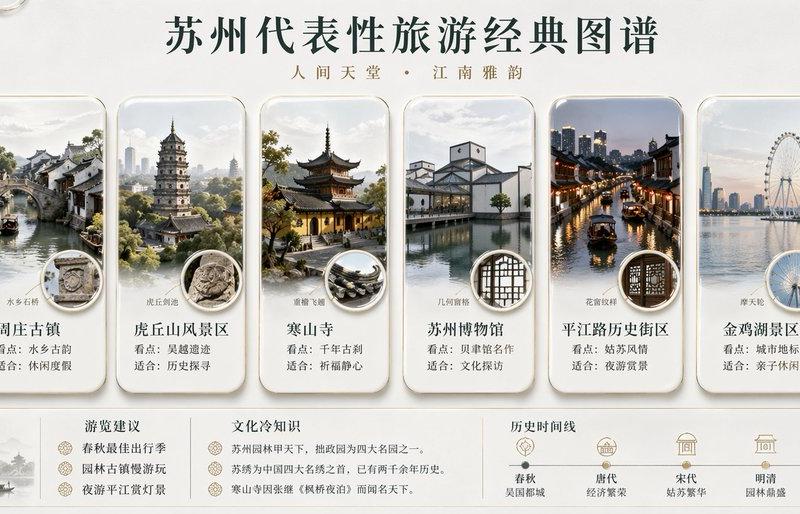 苏州经典旅游信息图
