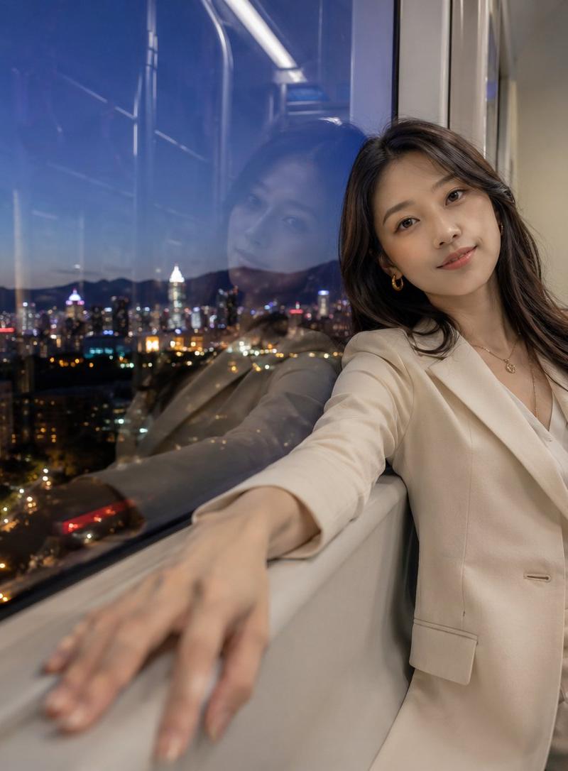 台北捷运夜间人像
